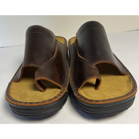 NAOT MEN'S MT. LOUIS Brown Leather Sandal Size 10 - Picture 5 of 8